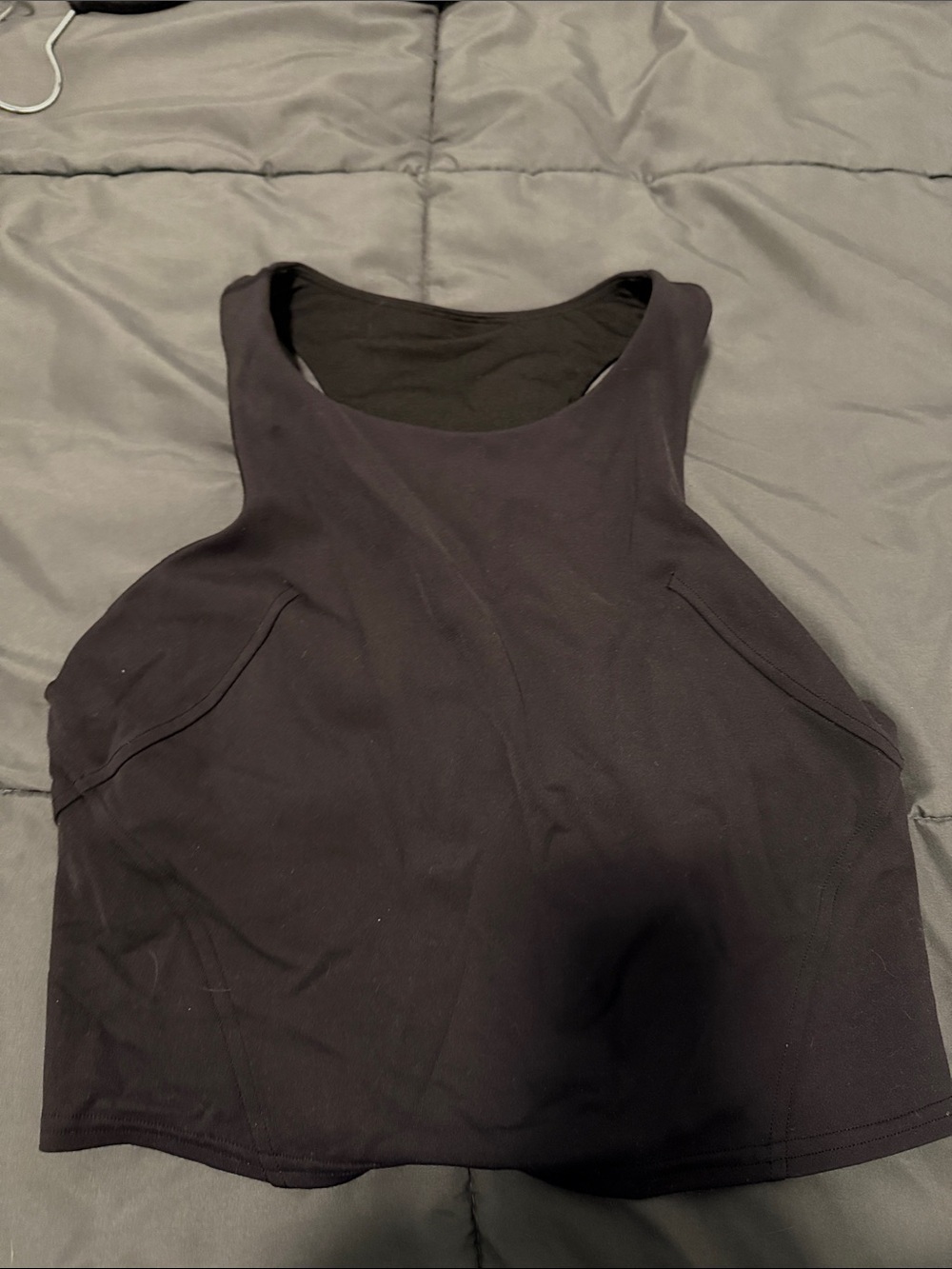 lululemon athletica Black Scoop-Back Performance Tank